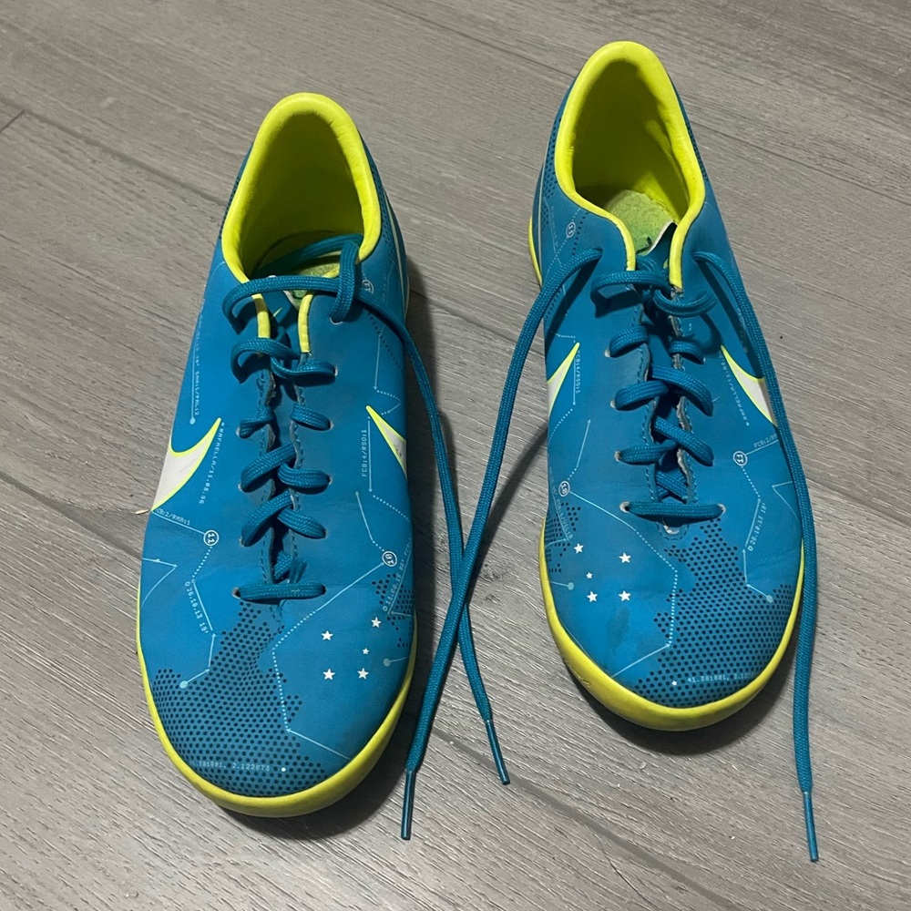 Nike 4.5Y Mercurialx Indoor Turf Soccer Football Shoes Sneakers Vortex - Picture 4 of 10